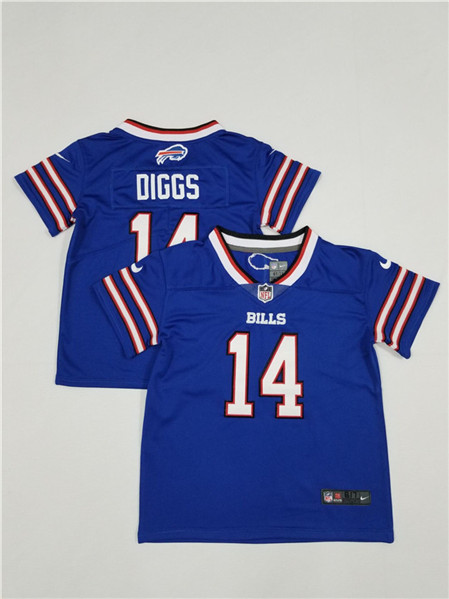 Toddlers Buffalo Bills #14 Stefon Diggs Blue Vapor Untouchable Limited Stitched Jersey